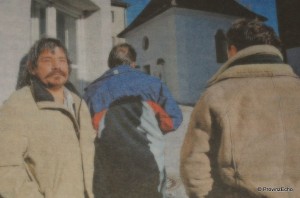 Diese Männer freuten sich über das Notquartier