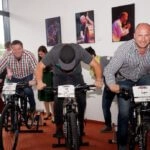 Wie weit ihn Lukas, Hermann und Wolfgang abgehängt haben wird nicht verraten ...
