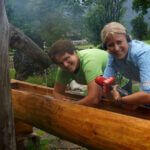 Wasserbad mit Kneippobfrau Elisabeth Schmiderer