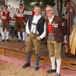 Gegen seinen Schützenkonkurrenten durchgesetzt hat sich Schnalzer Franz Geisbichler
