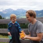 Artur und Wolfgang haben Schwammerl gesammelt